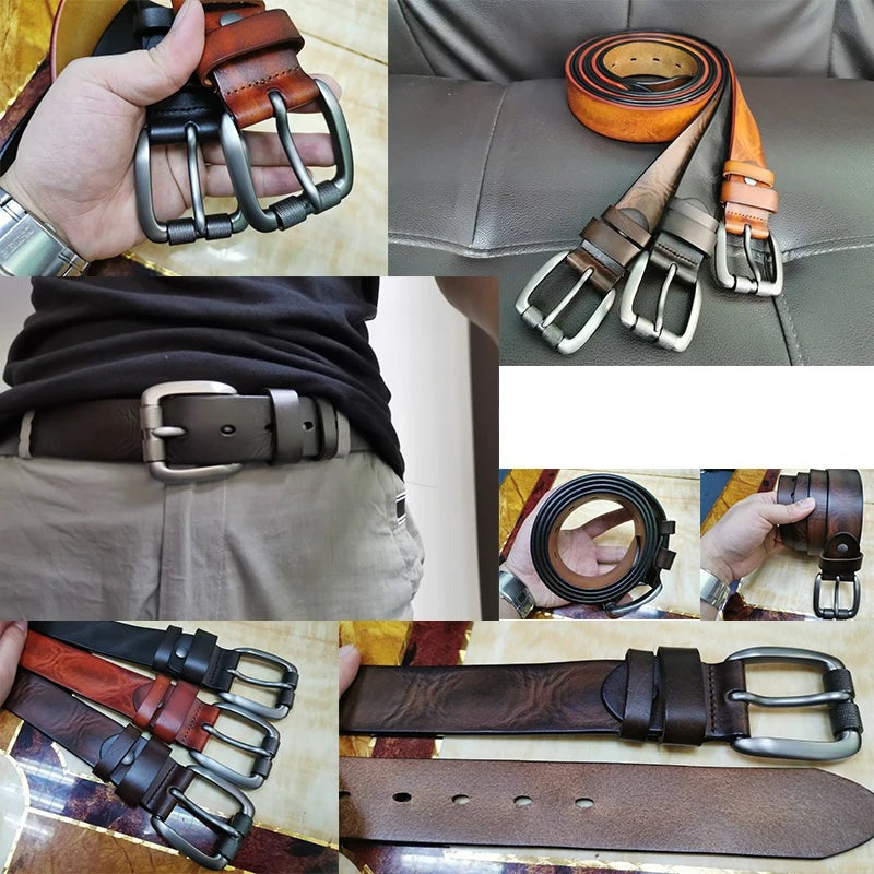 Cinto Masculino em Couro Legítimo Lester 776