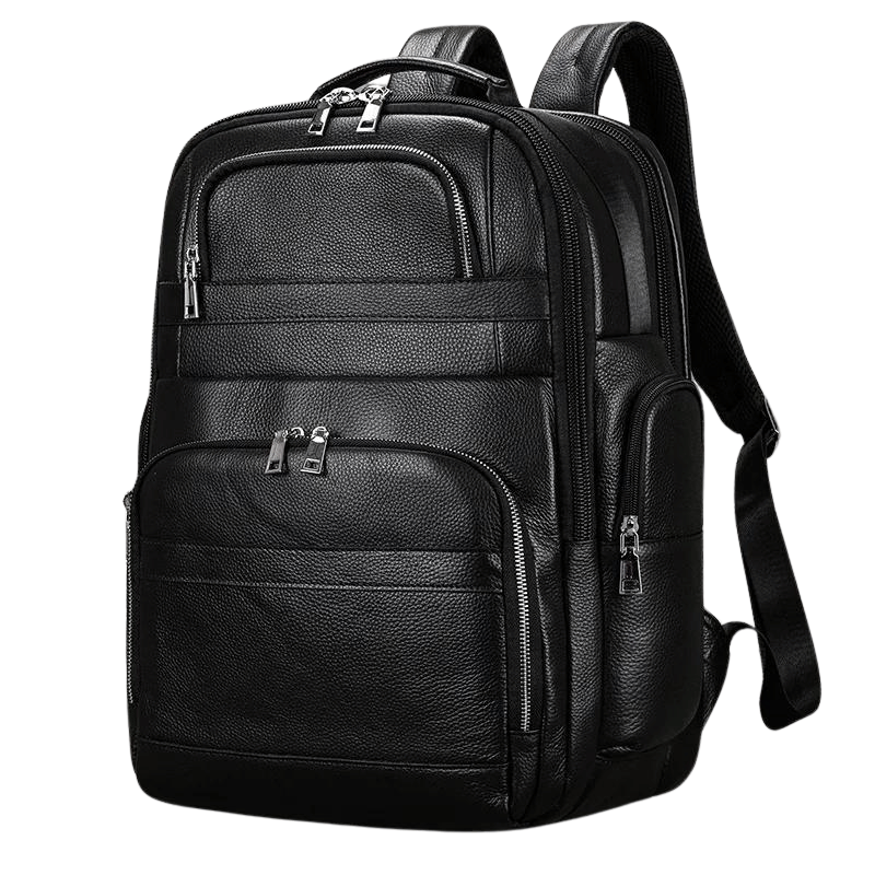 Mochila Lester em Couro Legítimo Preto - Lester