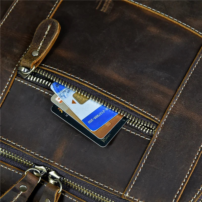 Mochila Lester Sartorial em Couro Legítimo - Lester