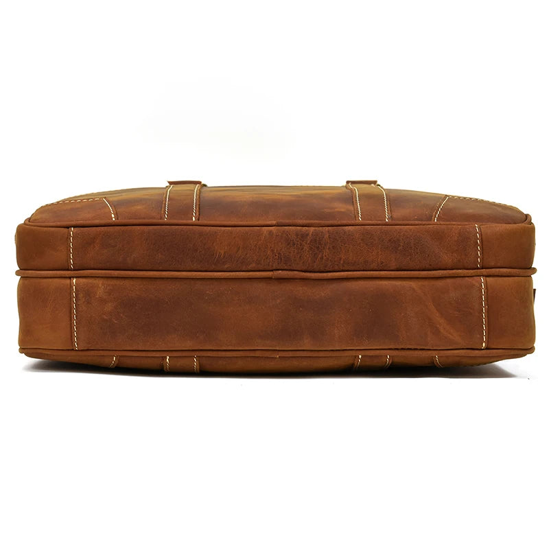 Pasta Executiva em Couro Legítimo Rustic Lester 14pol