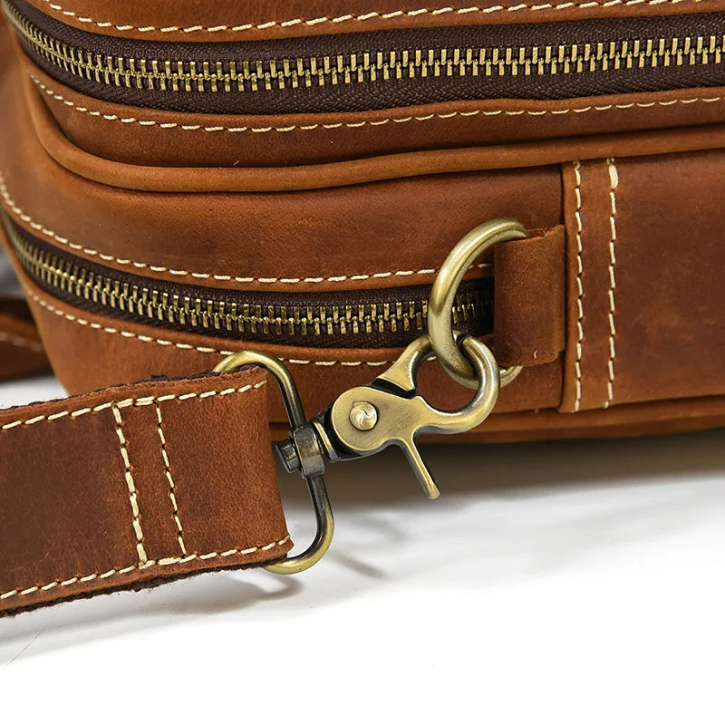 Pasta Executiva em Couro Legítimo Rustic Lester 14pol