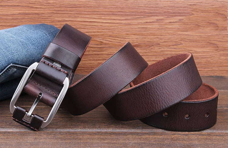 Cinto Masculino em Couro Legítimo Class Lester Ref.1212