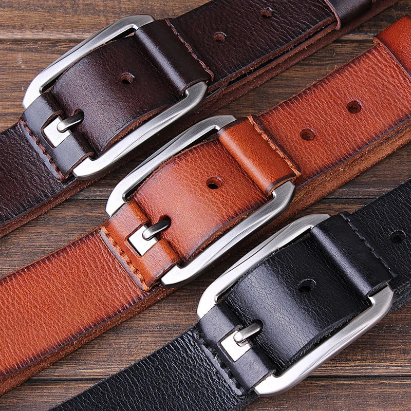 Cinto Masculino em Couro Legítimo Class Lester Ref.1212