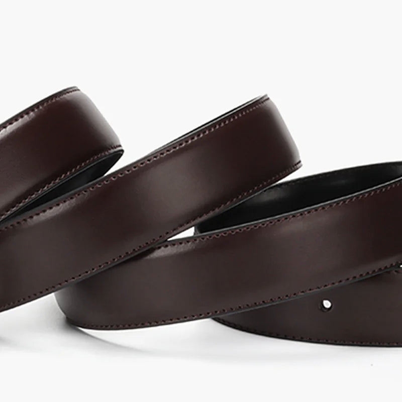 Cinto em Couro Lester com Fivela Reversível (ref.372) - Lester