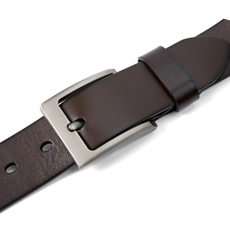 Cinto Masculino de Couro Legítimo Executivo Lester