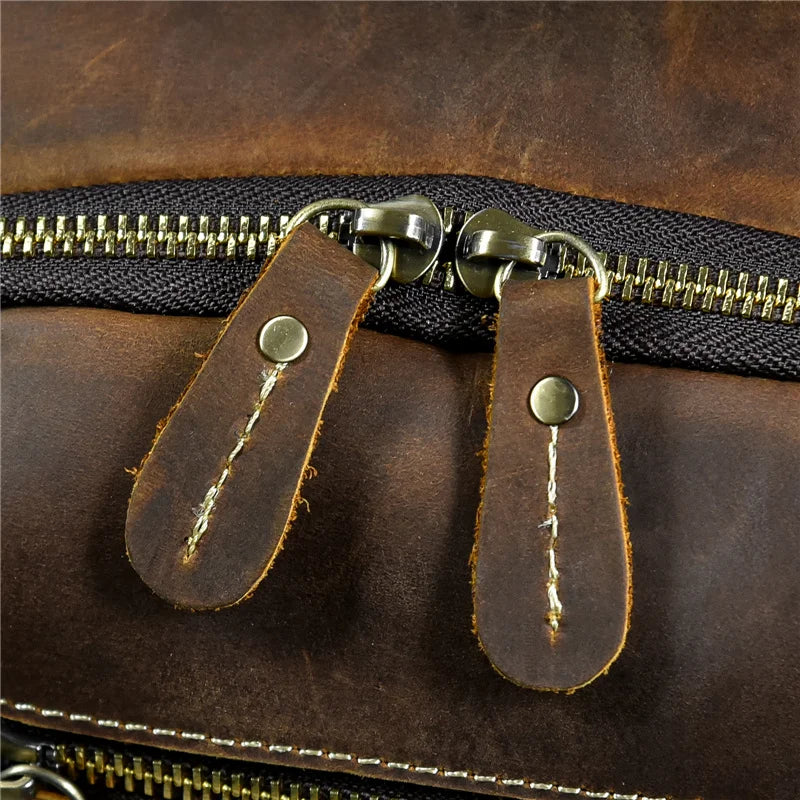 Mochila Lester Sartorial em Couro Legítimo - Lester