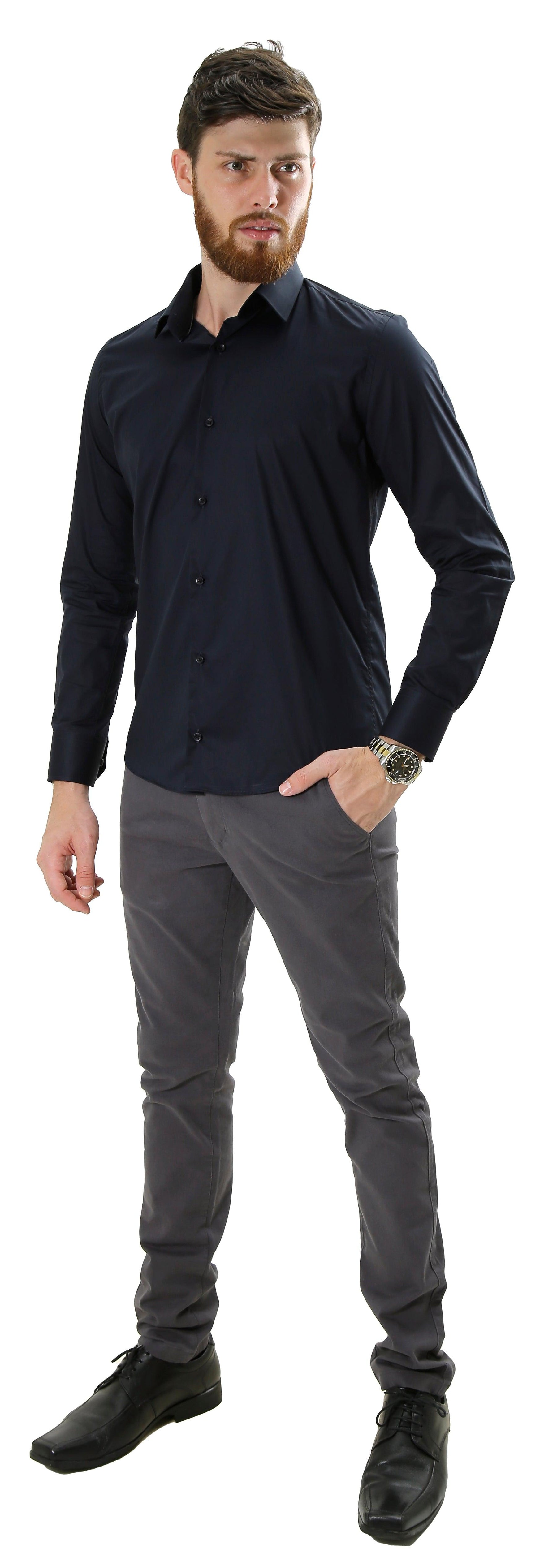 Camisa Social Slim Fio 80 Lester - Lester