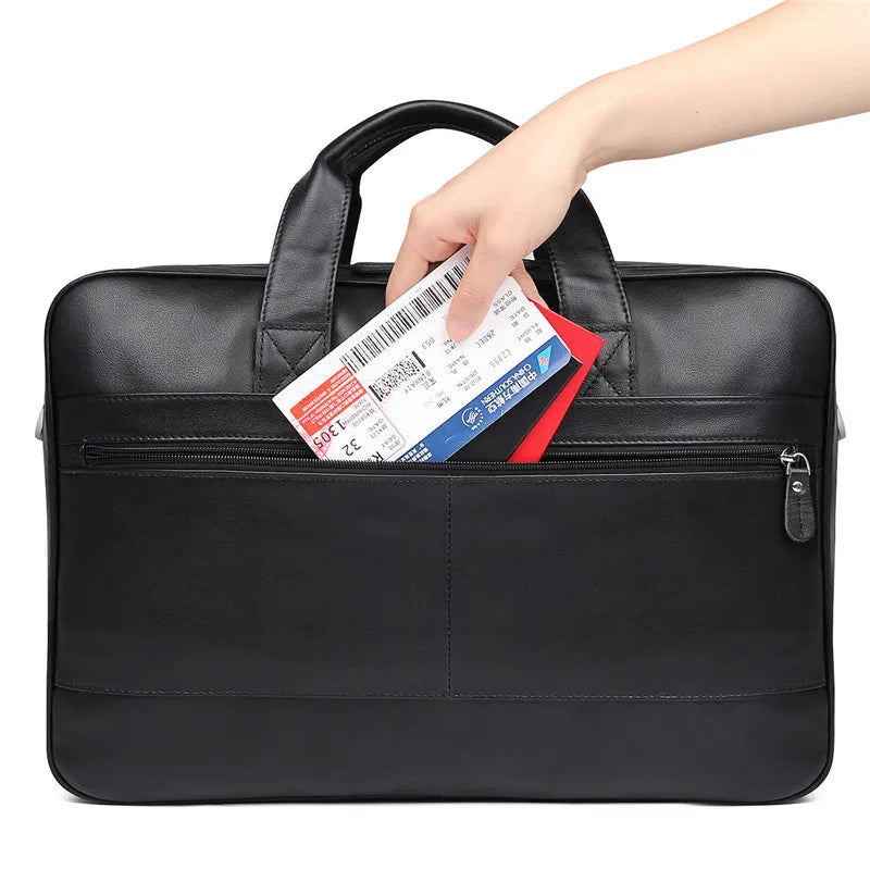 Pasta Bolsa de Couro Executiva Full Office Lester Ref.098