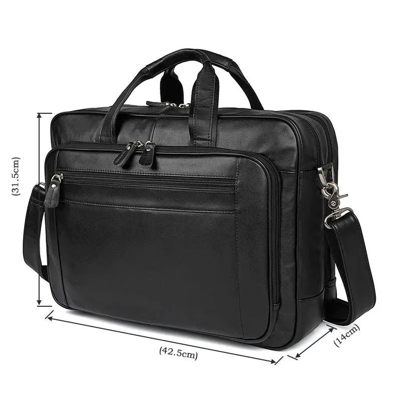 Pasta Bolsa de Couro Executiva Full Office Lester Ref.098