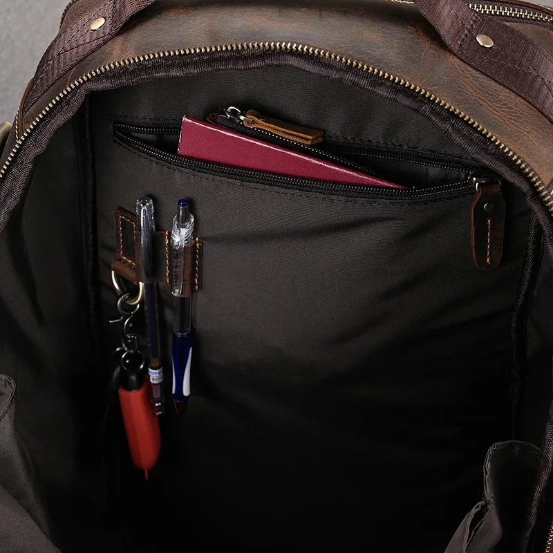 Mochila Lester Sartorial em Couro Legítimo - Lester