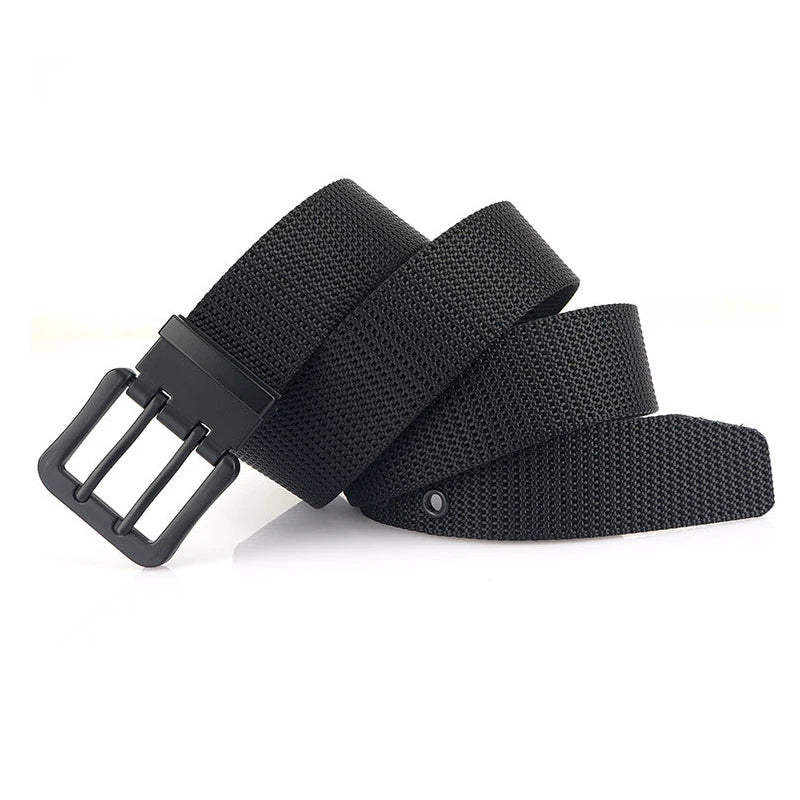 Cinto de Lona Clássico Masculino Fivela Dupla Lester