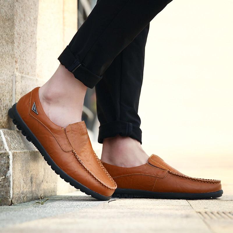 Mocassim Masculino Lester Sênior em Couro - Lester
