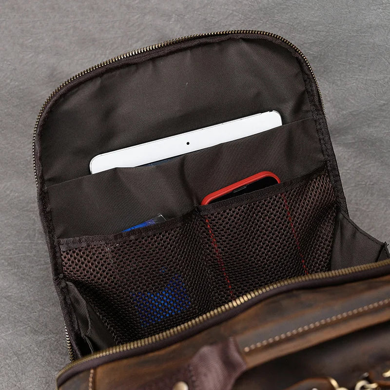 Mochila Lester Sartorial em Couro Legítimo - Lester