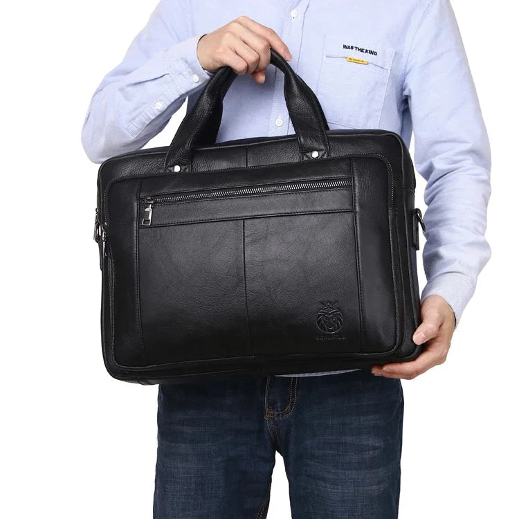 Pasta Executiva Lester de Couro Full para Notebook 16" pol