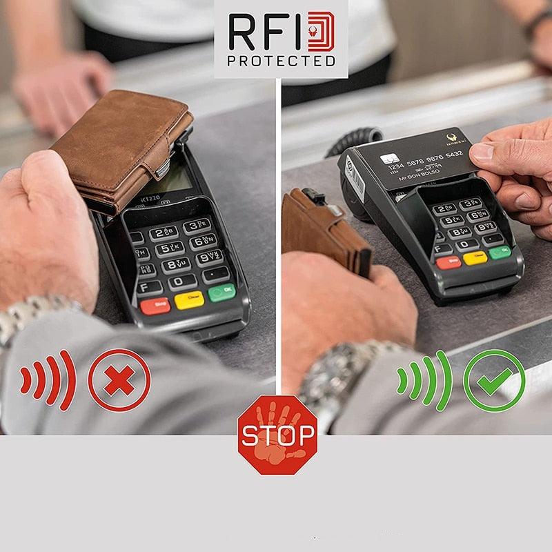 Carteira de Couro com Proteção RFID - Lester