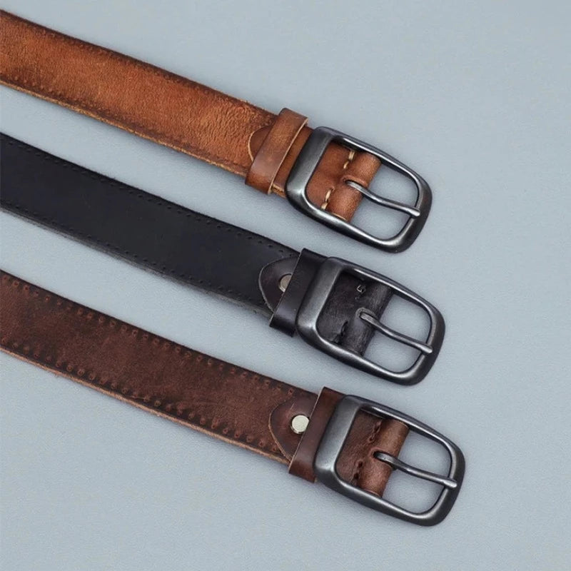 Cinto Lester Vintage em Couro Legítimo - Lester