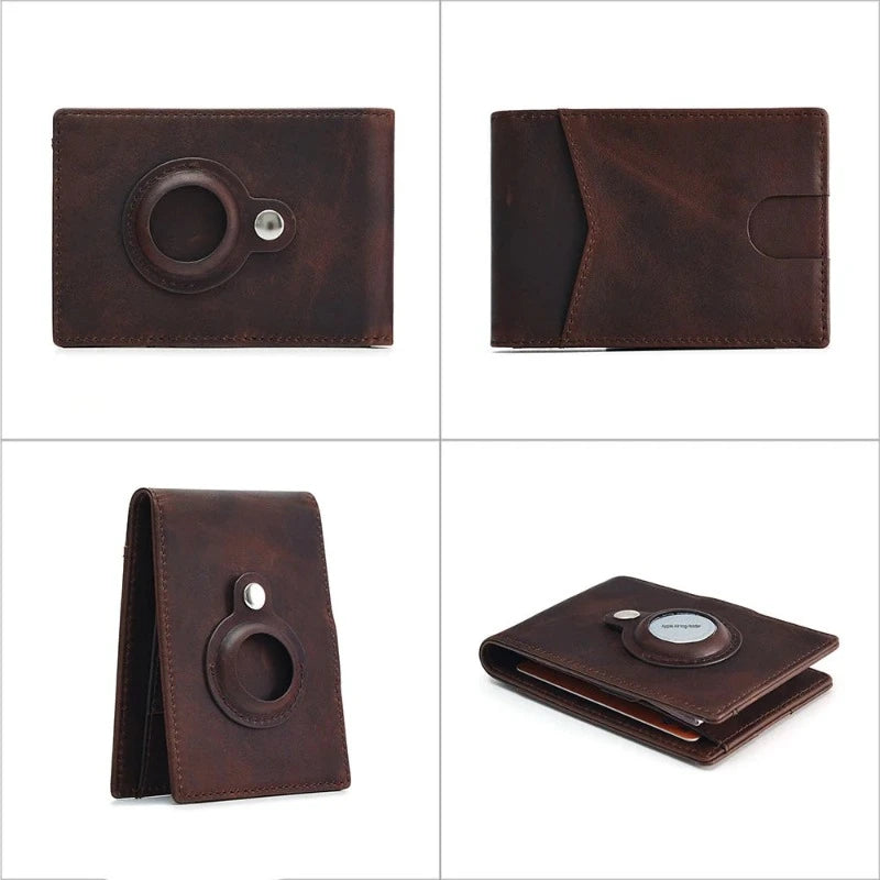 Carteira Slim Lester Masculina Suporte AirTag - Lester
