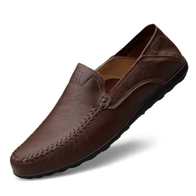 Mocassim Masculino de Couro Lester Primo