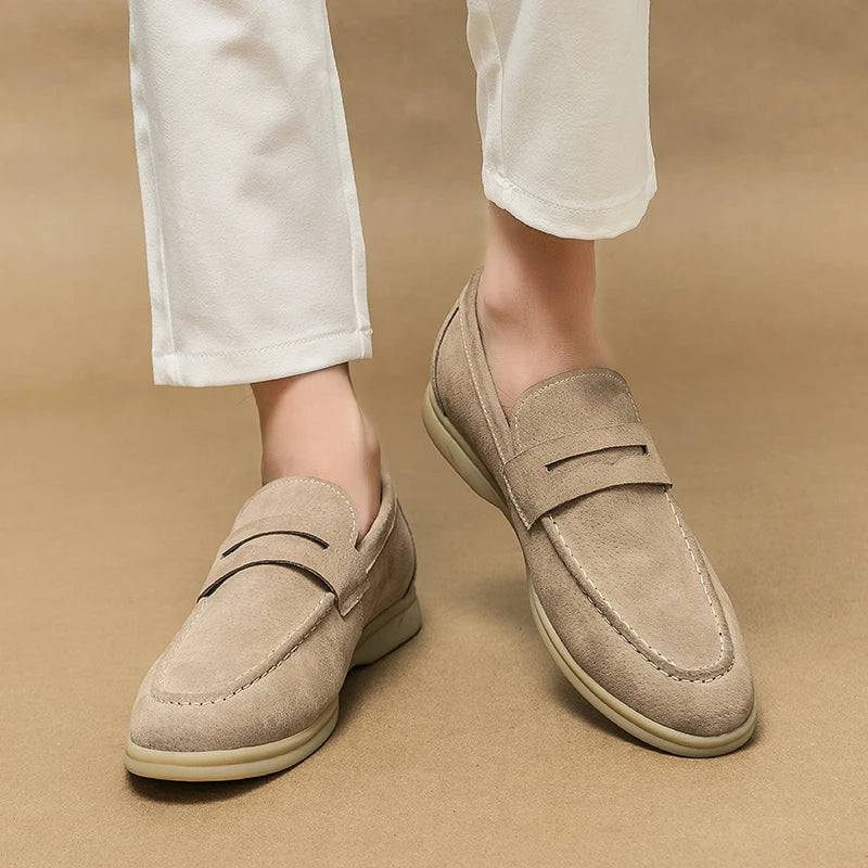 Mocassim Loafer Camurça - Egon Lester