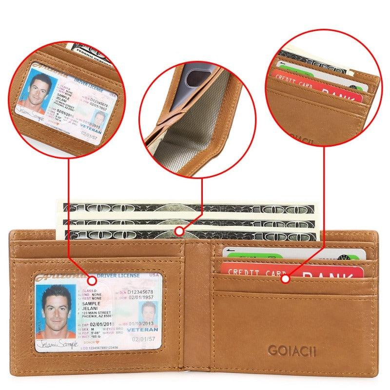 Carteira Slim Tyler em Couro - Lester