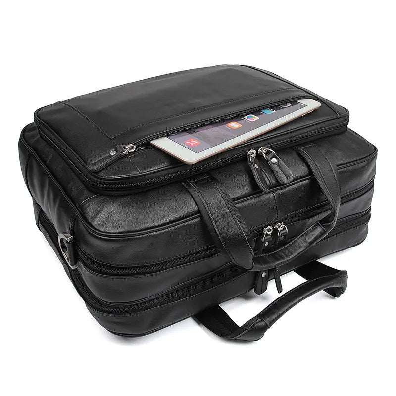 Pasta Bolsa de Couro Executiva Full Office Lester Ref.098