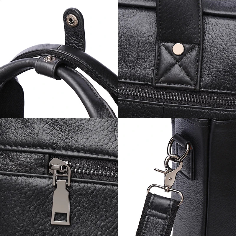 Pasta Executiva Lester de Couro Full para Notebook 16" pol