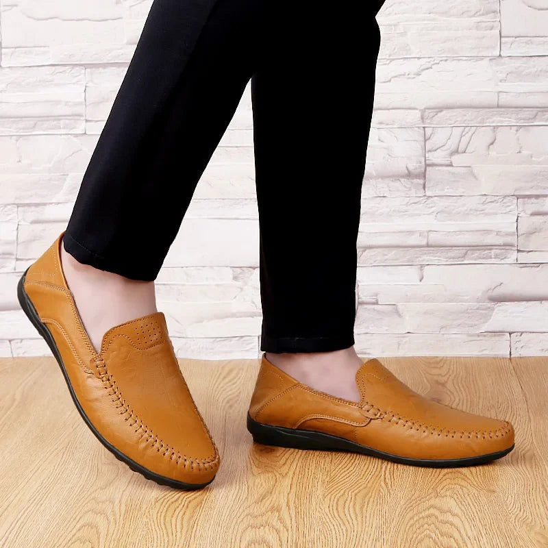 Mocassim Masculino de Couro Lester Primo