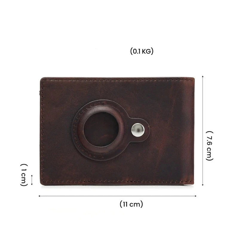 Carteira Slim Lester Masculina Suporte AirTag - Lester