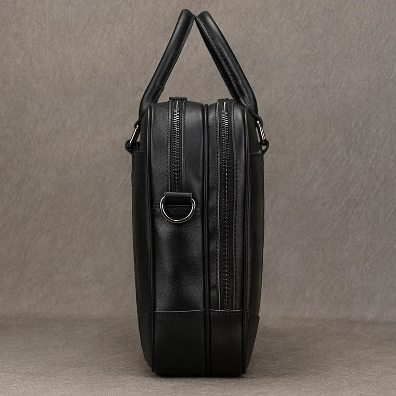 Pasta Executiva em Couro Legítimo Rustic Lester 14pol