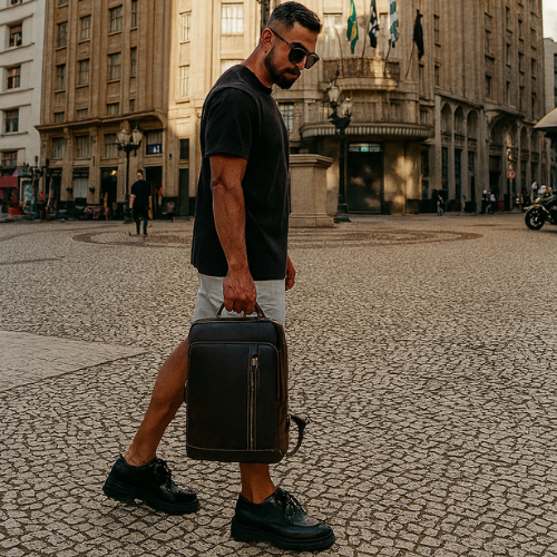 Elegância e Funcionalidade em Pastas Executivas e Mochilas de Couro
