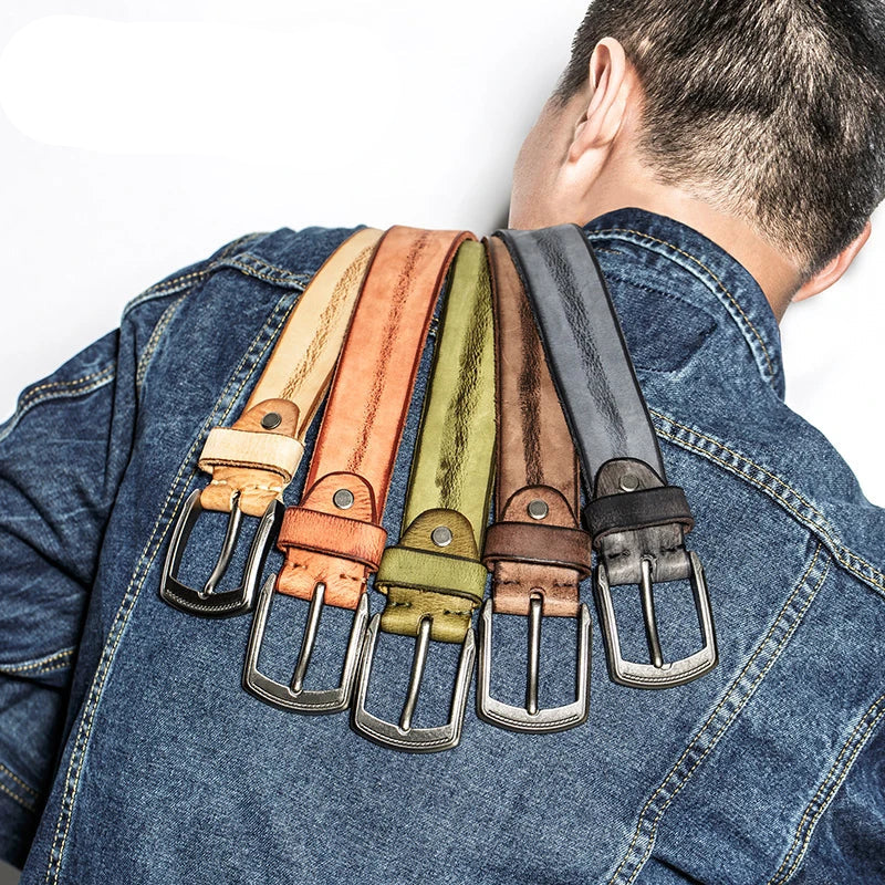 Cinto Casual Masculino Couro Legitimo ML Lester