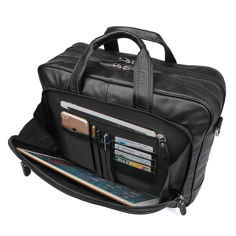 Pasta Bolsa de Couro Executiva Full Office Lester Ref.098