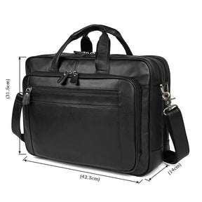 Pasta Bolsa de Couro Executiva Full Office Lester Ref.098
